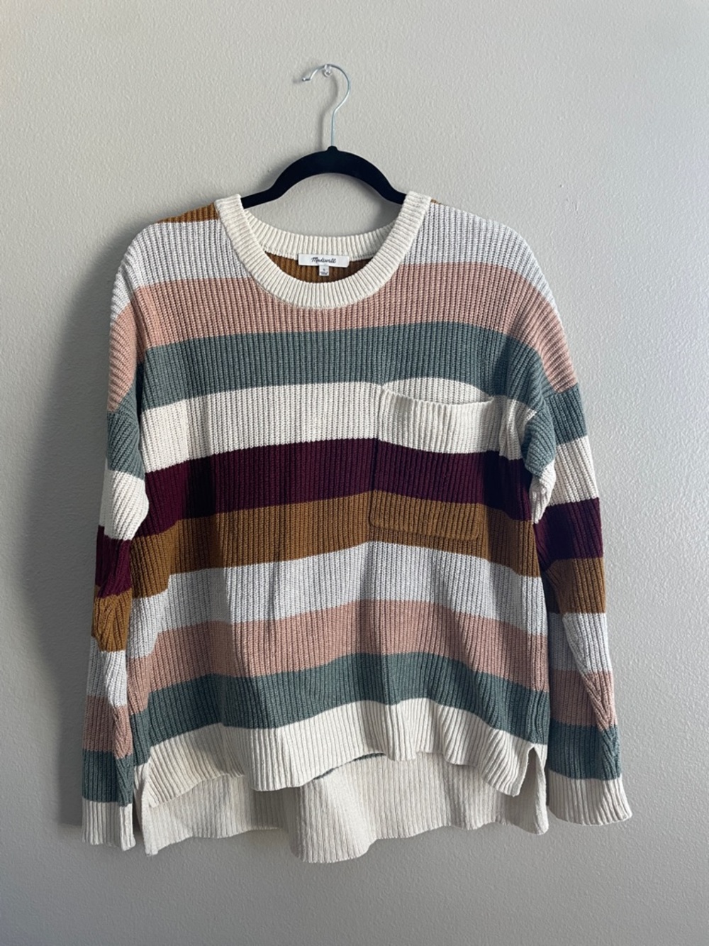 Madewell Striped Crewneck Sweater